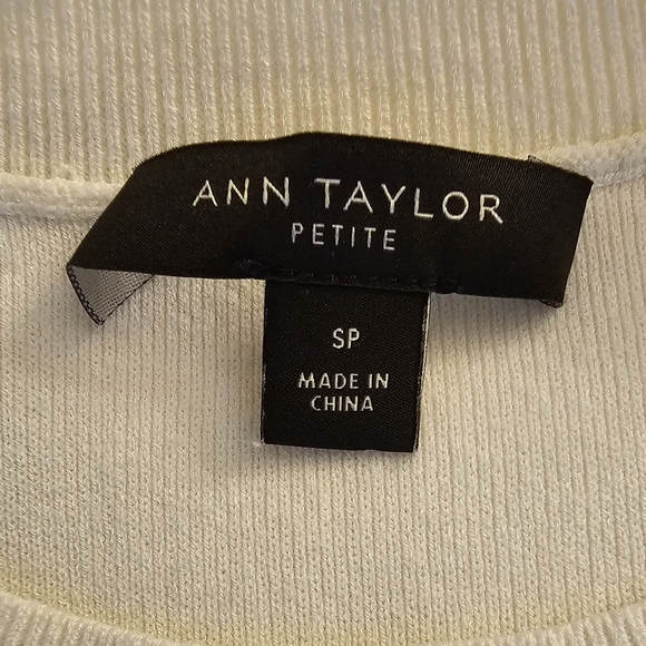 Ann Taylor Peplum Hem Knit Top (SP) - Picture 4 of 6